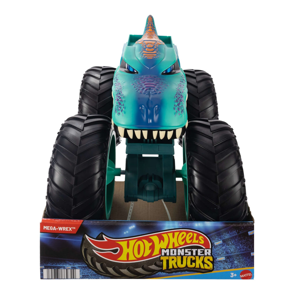 Hot Wheels Monster Trucks Colossal MEGA-Wrex Toy Truck, Large-Scale Vehicle With Big Wheels