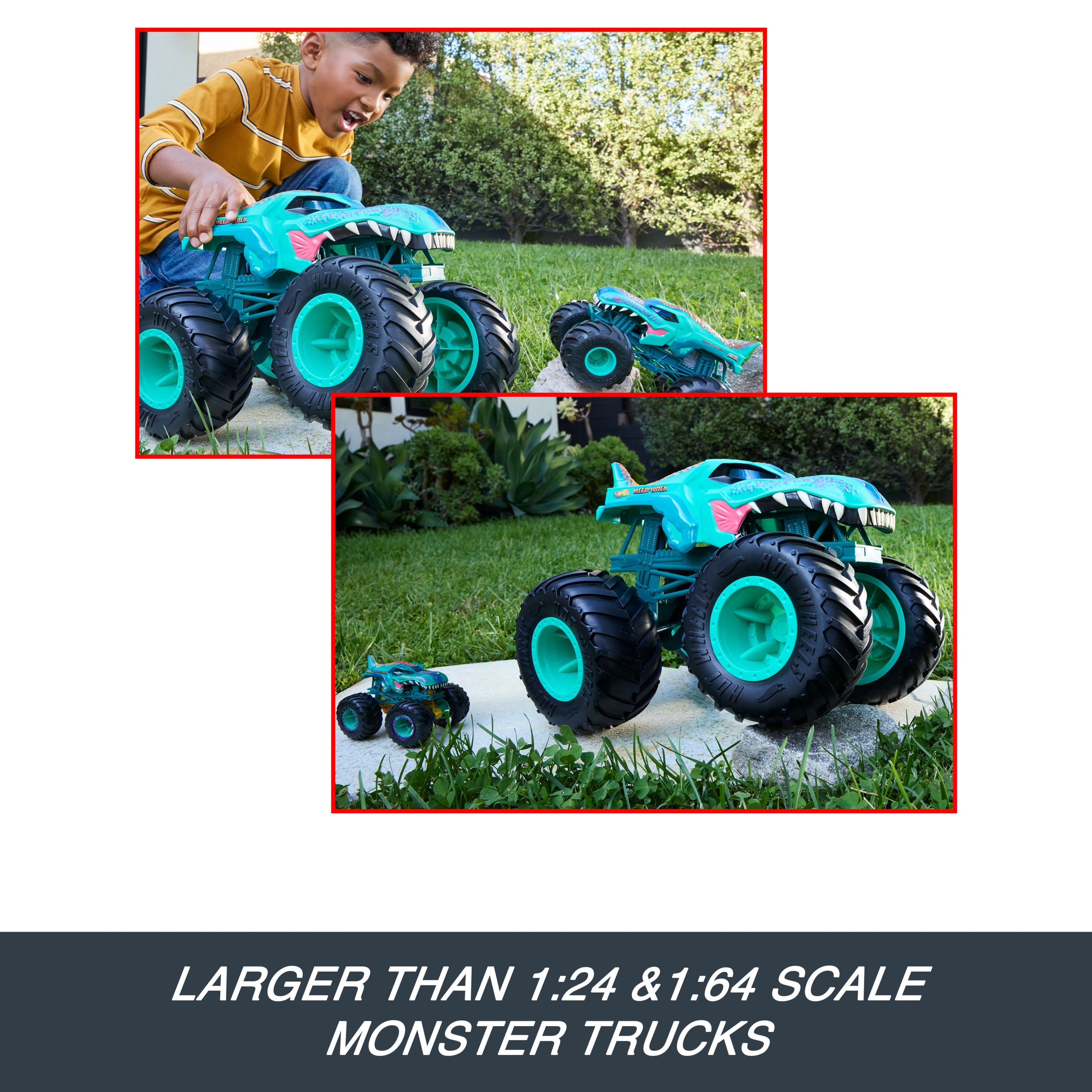Hot Wheels Monster Trucks Colossal Toy Truck, Massive Character Vehicle