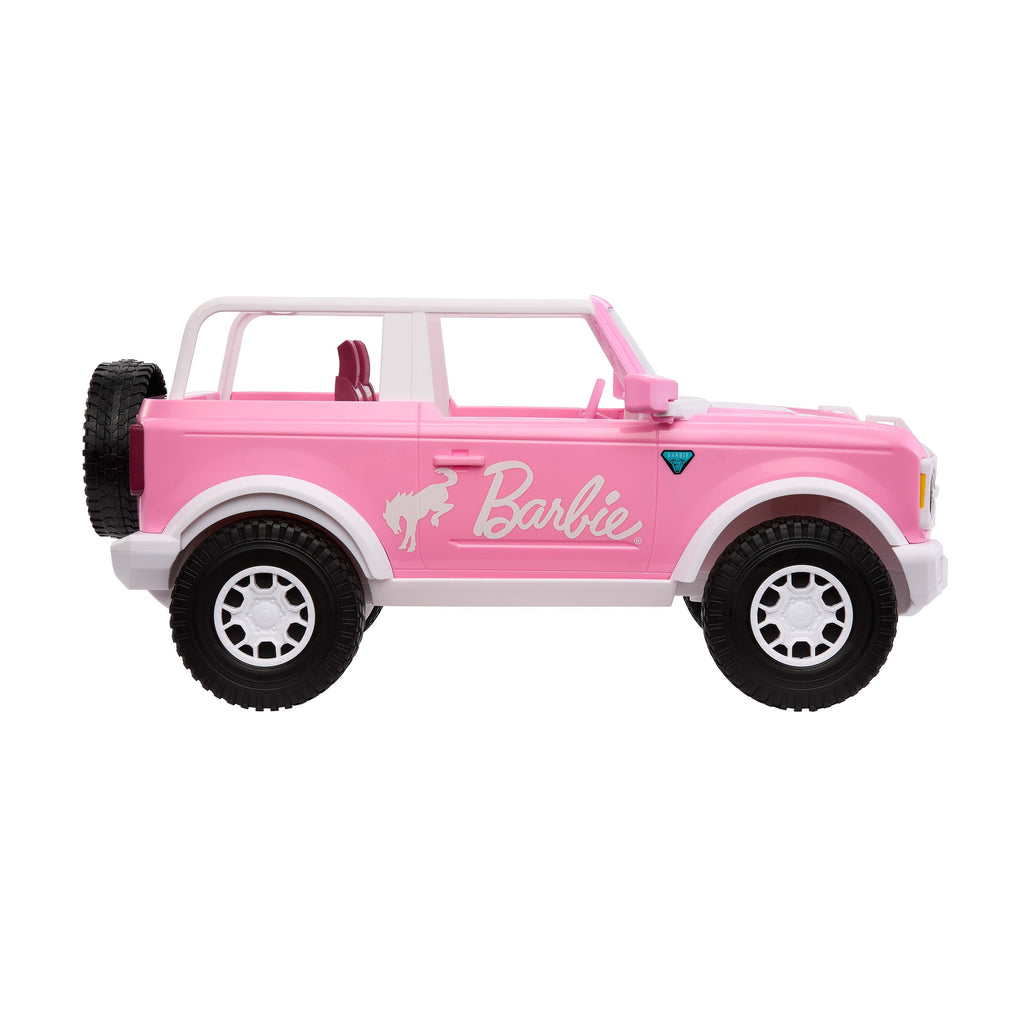 Hot Wheels RC Barbie Ford Bronco RC, Battery-Powered Remote-Control Toy Car With Accessories