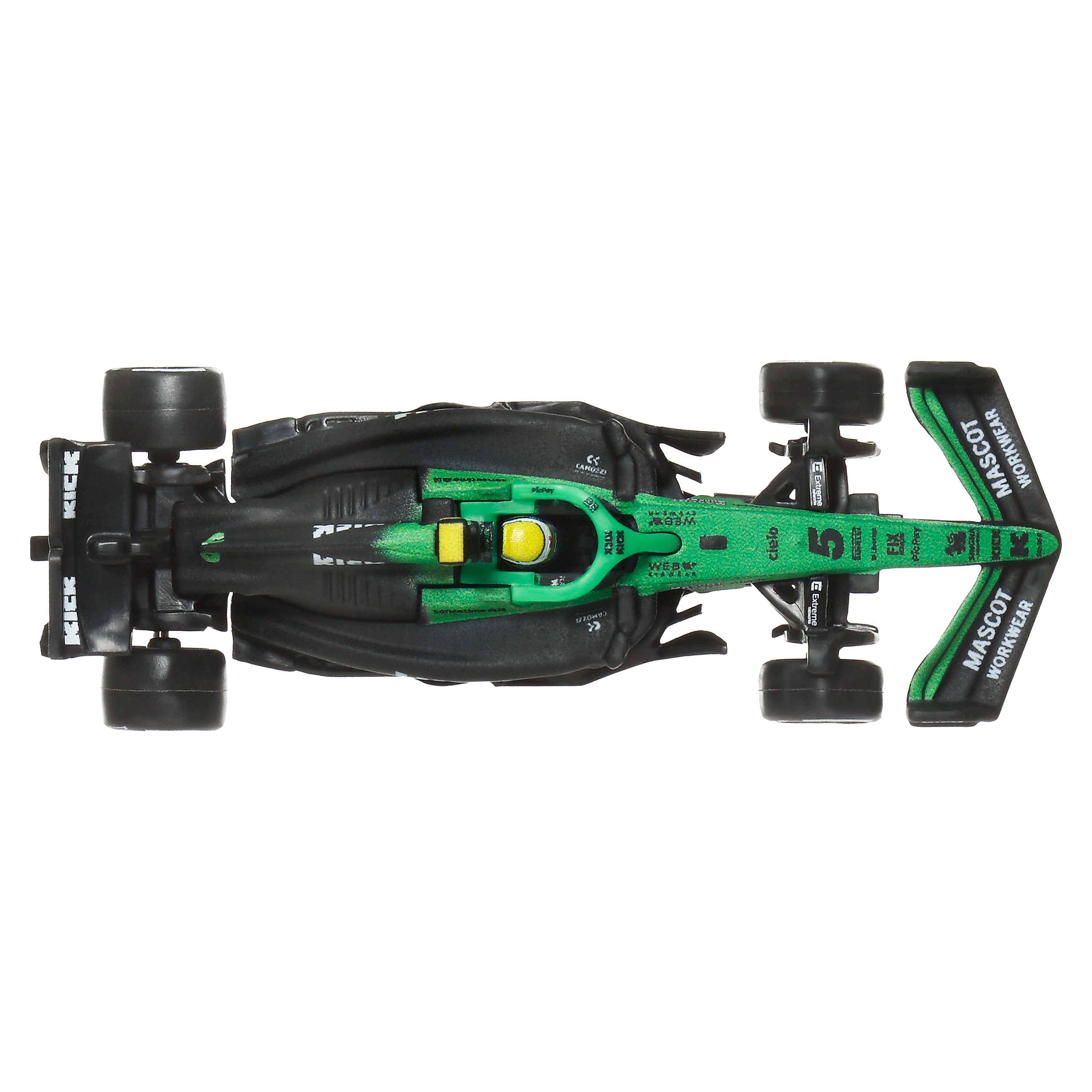 Hot Wheels Premium Kick Sauber F1 Team 2-Pack Of 1:64 Scale Racecars: Hulkenberg & Bortoleto