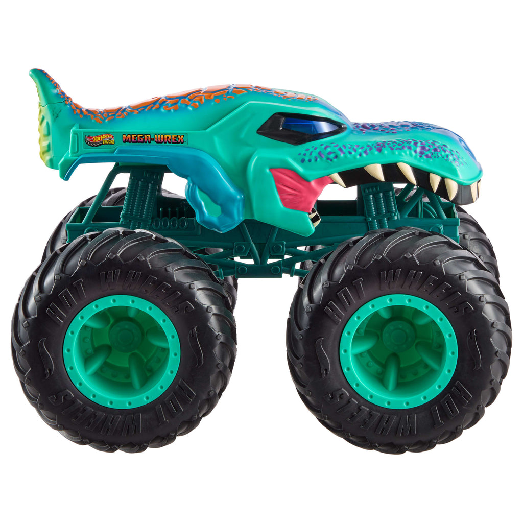 Hot Wheels Monster Trucks Colossal MEGA-Wrex Toy Truck, Large-Scale Vehicle With Big Wheels