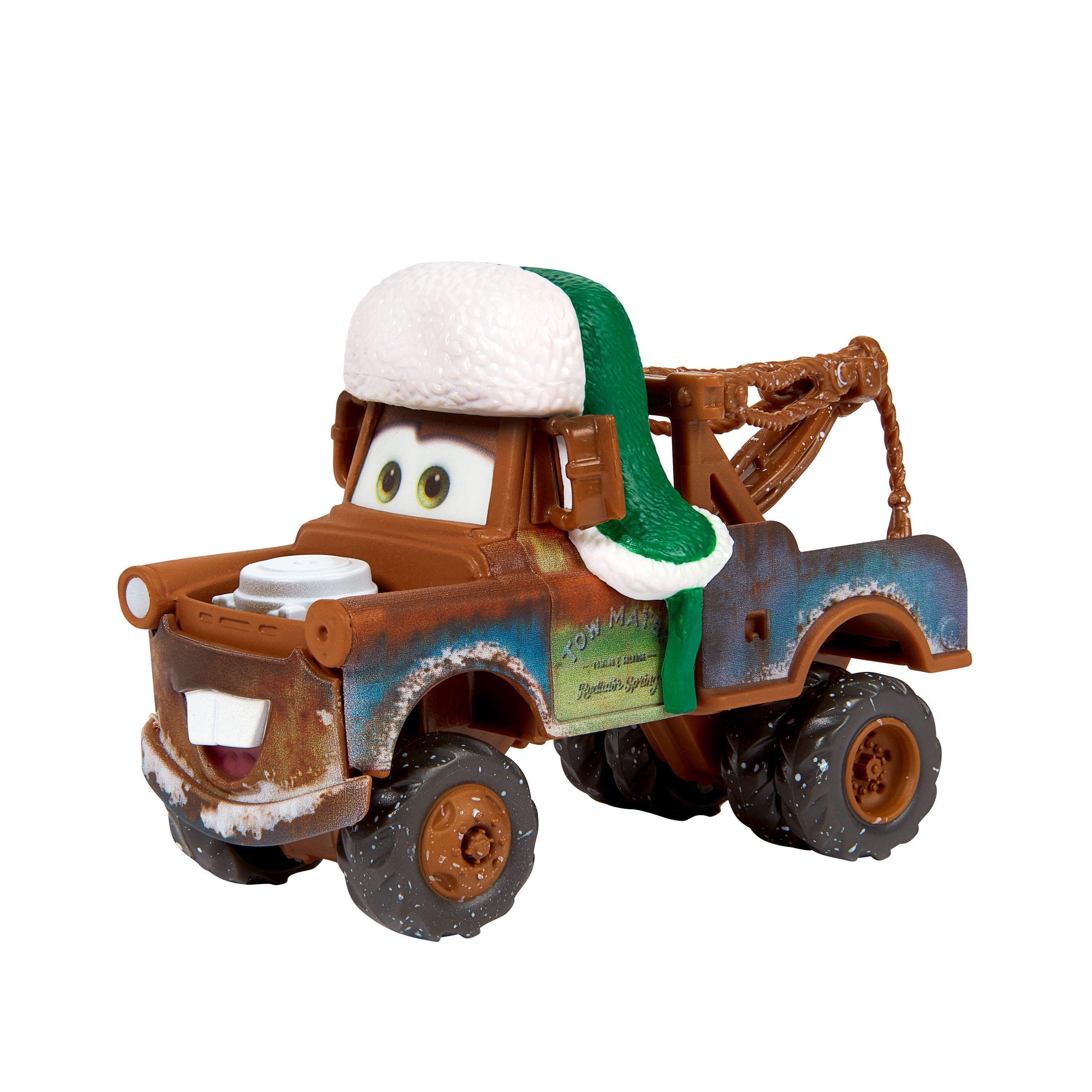 Disney And Pixar Cars Winter Die-Cast Multipack, Set Of 5 Toy Vehicles & 2 Plastic Accessories