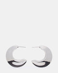 CRESCENT EARRINGS SILVER