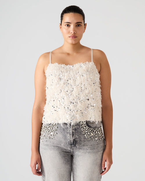 BLAKELYN FEATHER TOP IVORY