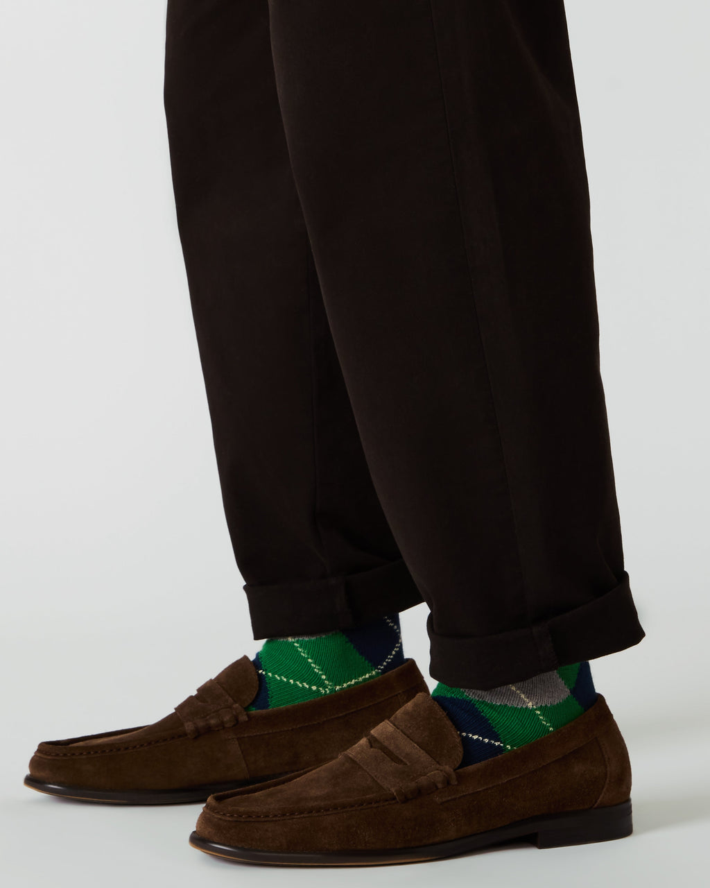 HUCKLE GREEN SUEDE