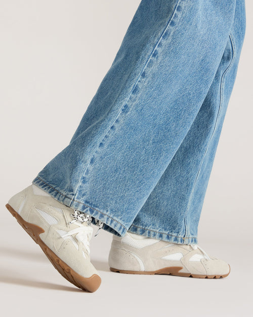 AZIEL WHITE SUEDE