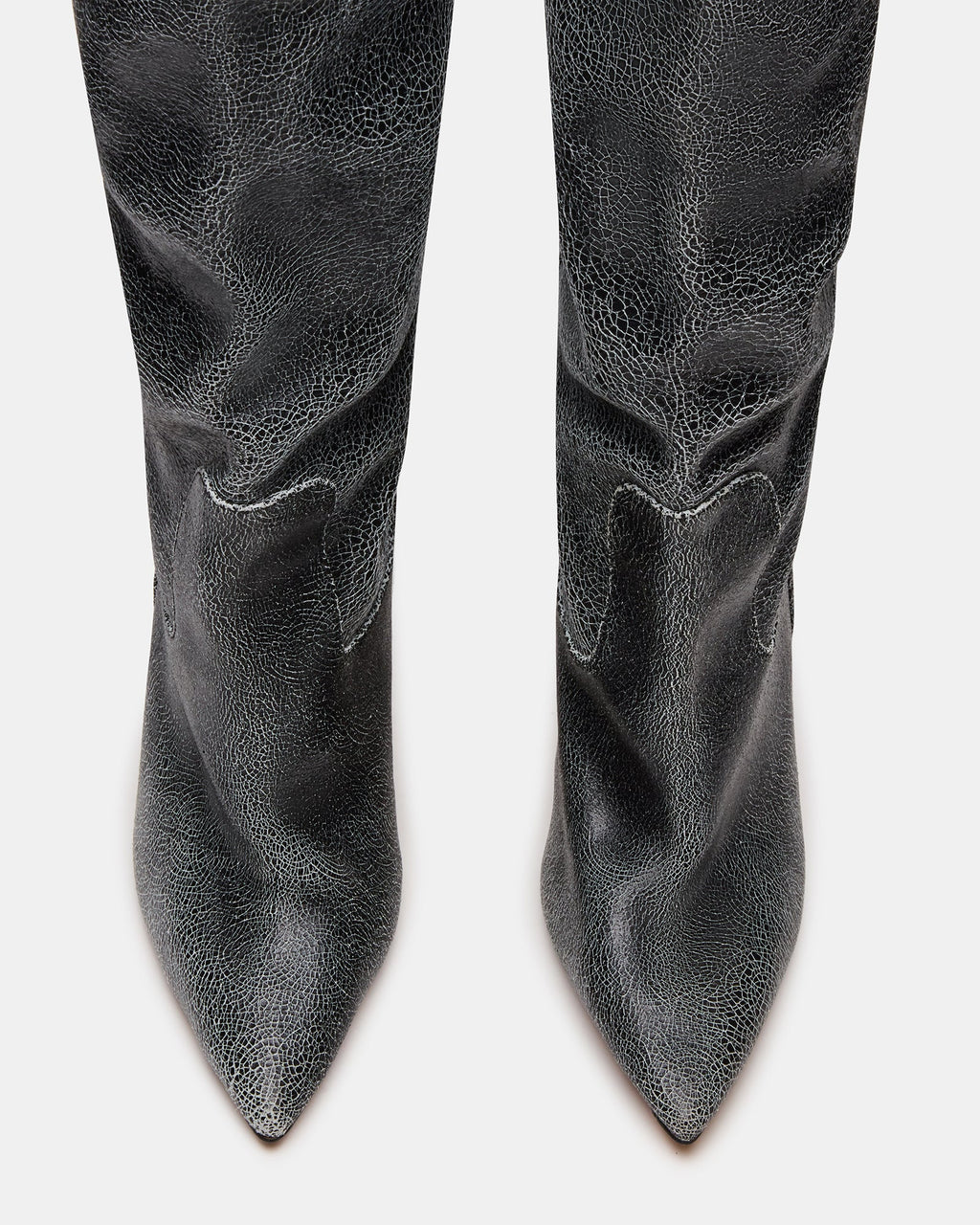 BADDIE BLACK DISTRESSED