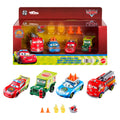 Disney And Pixar Cars Race & Rescue Crew Die-Cast 4-Pack With Red, Lightning Mcqueen, Sally & Sarge
