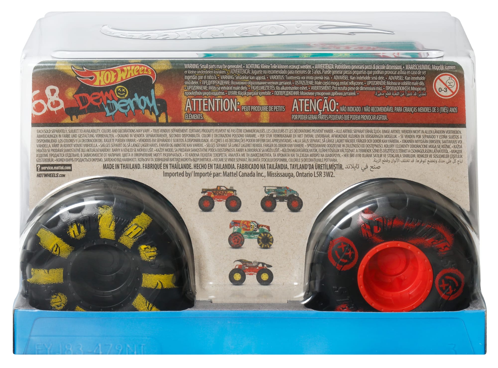 Hot Wheels Monster Trucks, Oversized Monster Truck in 1:24 Scale