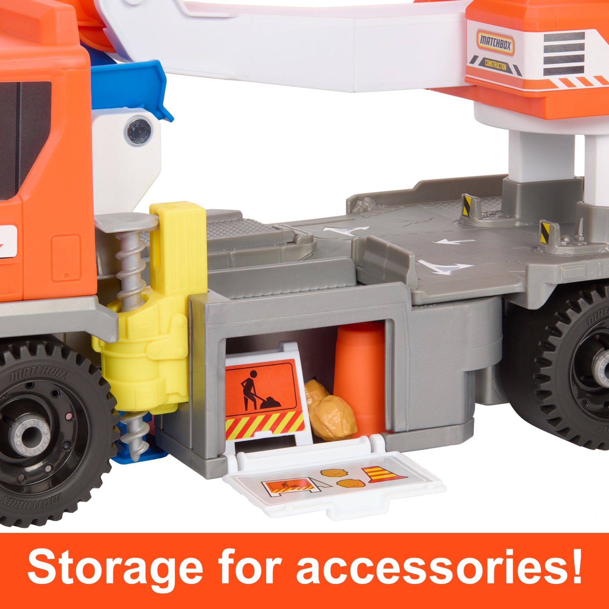 Matchbox Action Drivers Matchbox Transforming Excavator, Toy Construction Truck With 1:64 Scale Vehicle