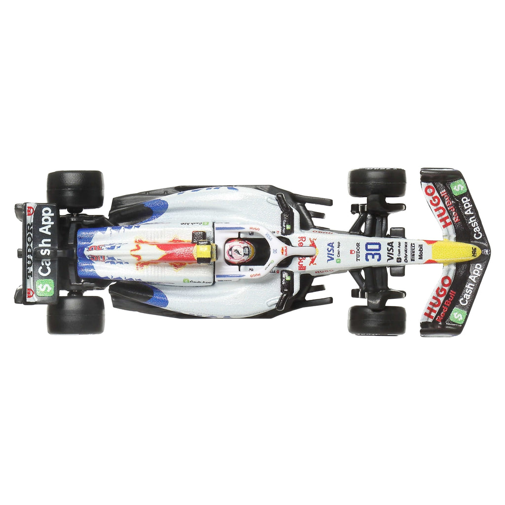 Hot Wheels Premium Visa Cash App Racing Bulls Formula One Team 2-Pack With Lawson & Hadjar Racecars