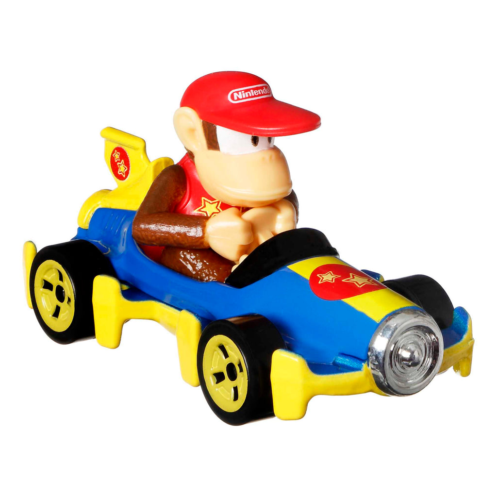 Hot Wheels Mario Kart Set Of 4 Toy Character Vehicles, Includes 1 Exclusive Mario Toy