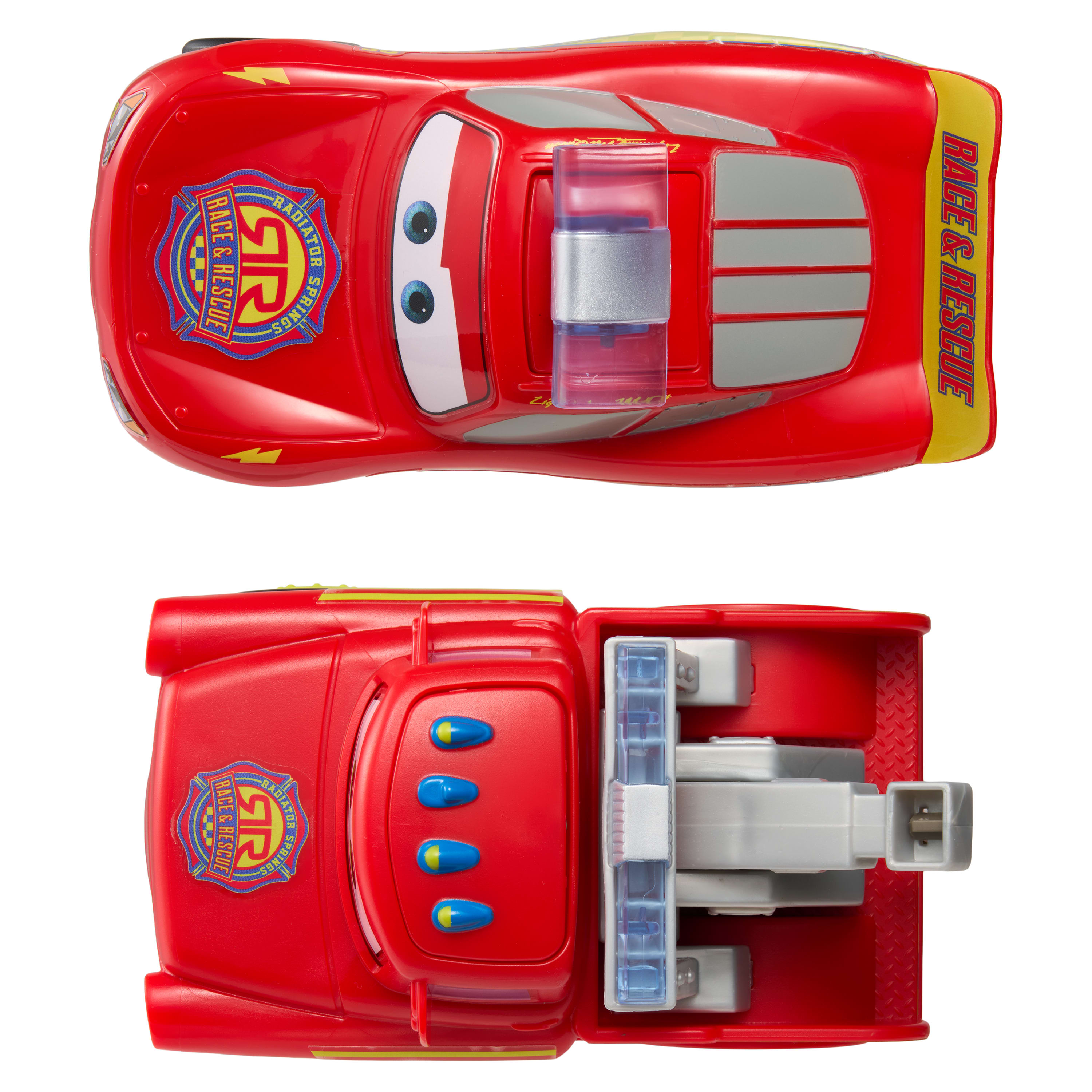 Disney And Pixar Cars Radiator Springs Race & Rescue Track Talkers Toy Lightning Mcqueen & Mater