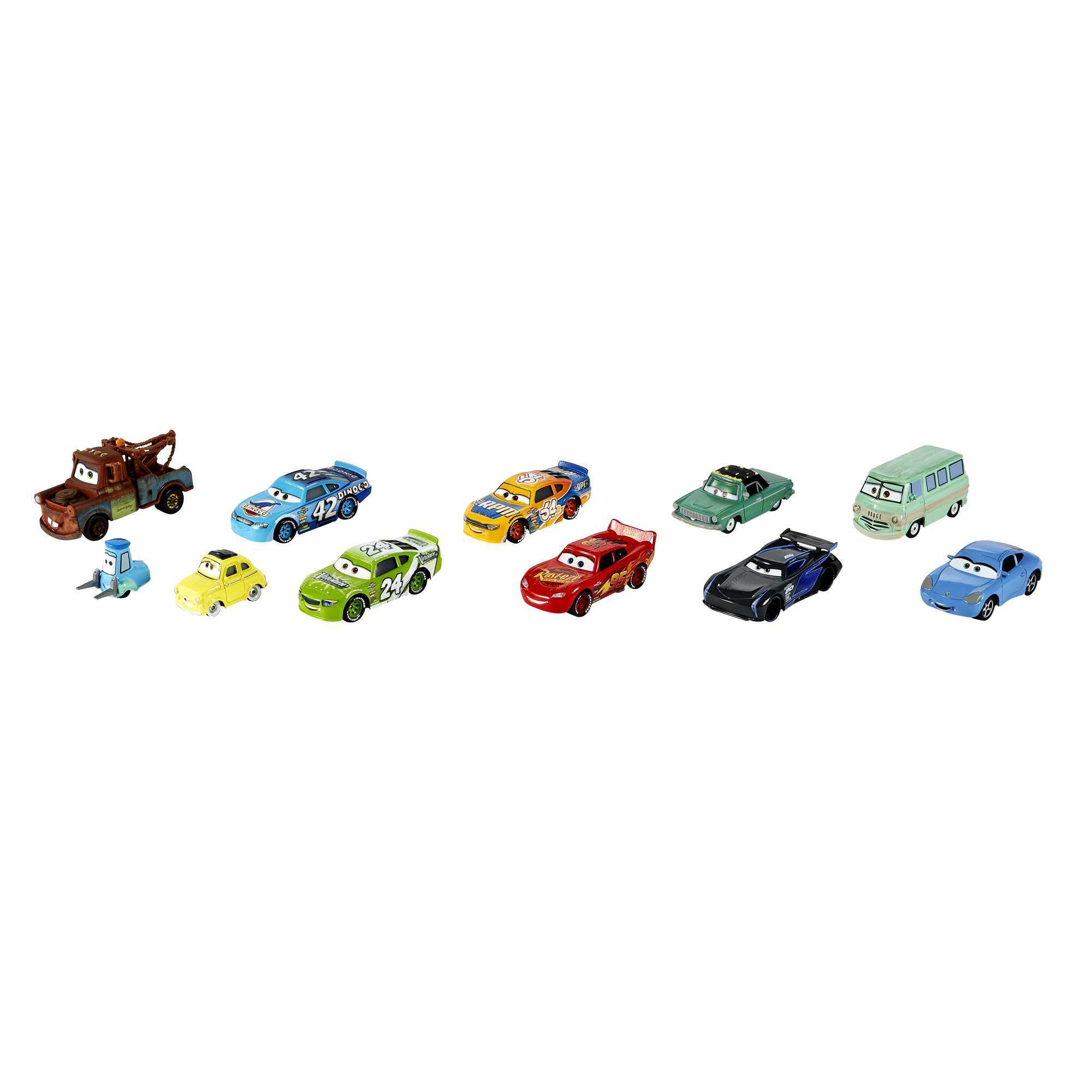 Disney And Pixar Cars Mack Hauler, 13-Inch Toy Transporter Truck With Ramp & Carry Storage For 12 Vehicles, Gift For Kids Ages 4 Years Old & Up