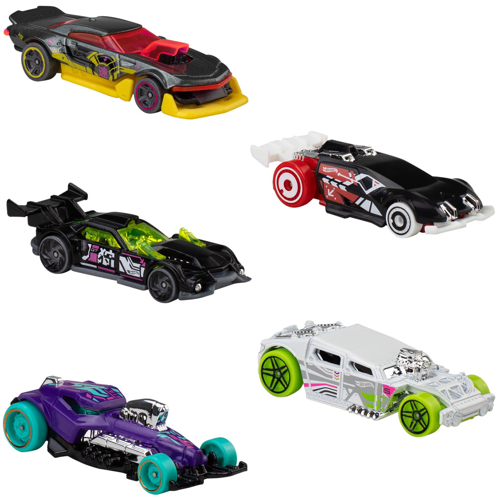 Hot Wheels Cars, 5-Pack Of Die-Cast Toy Cars Or Trucks in 1:64 Scale