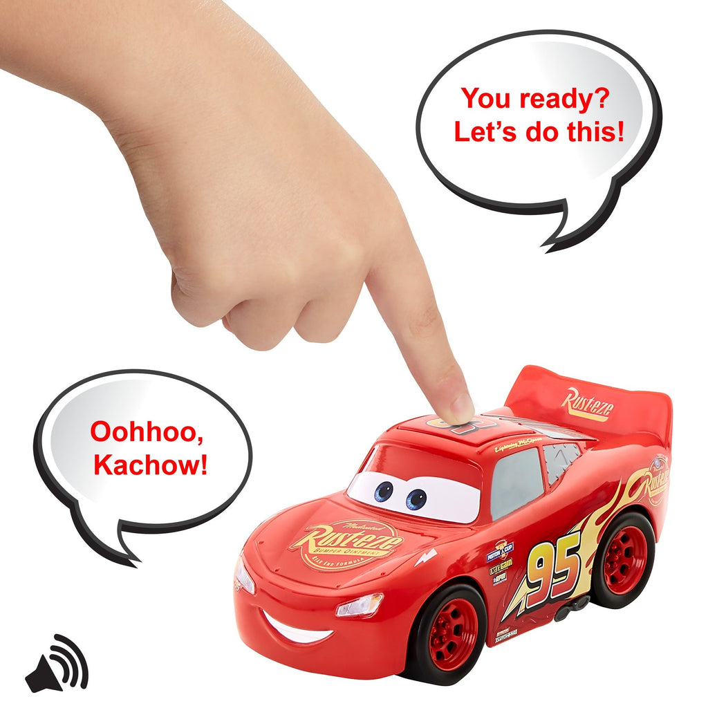 Disney And Pixar Cars Track Talkers Toy Vehicles, Lightning Mcqueen Talking Car, 5.5-Inch Character Collectible