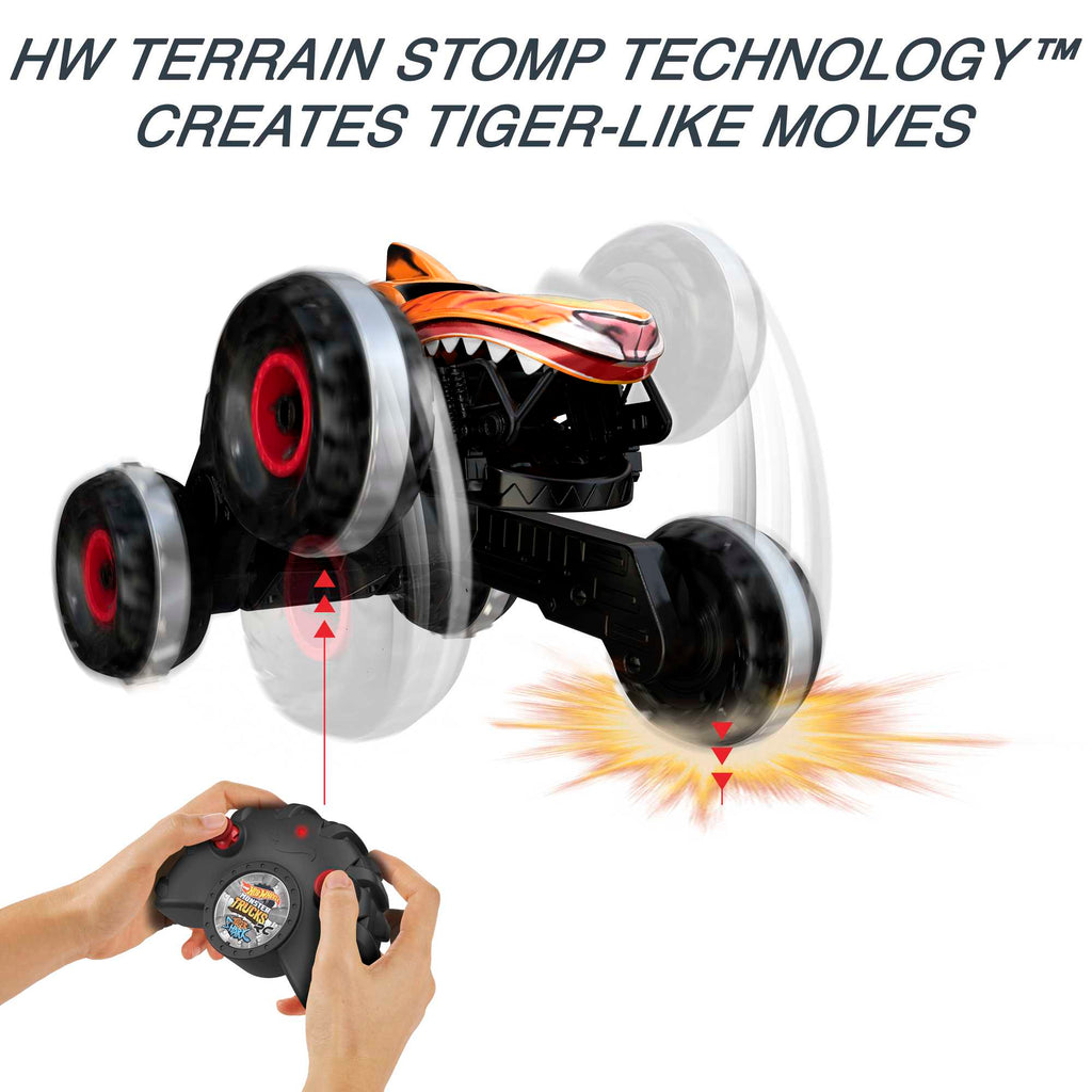 Hot Wheels Monster Trucks Unstoppable Tiger Shark RC Vehicle