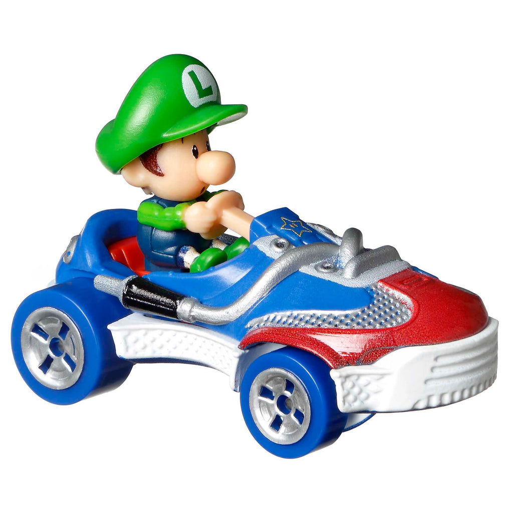 Hot Wheels Mario Kart Baby Luigi Sneeker Vehicle