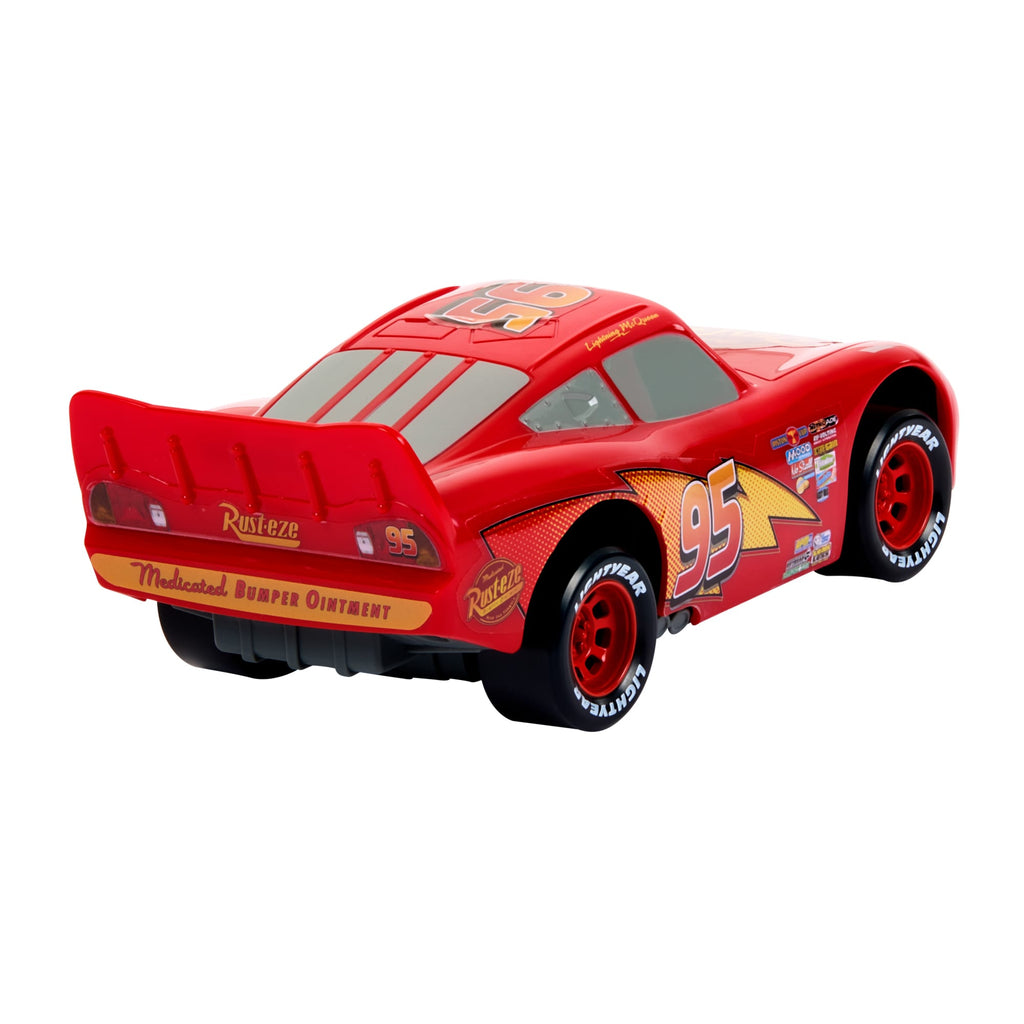 Disney And Pixar Cars Moving Moments Lightning Mcqueen Toy Car With Moving Eyes & Mouth