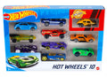 Hot Wheels Set Of 10 1:64 Scale Toy Trucks And Cars For Kids & Collectors