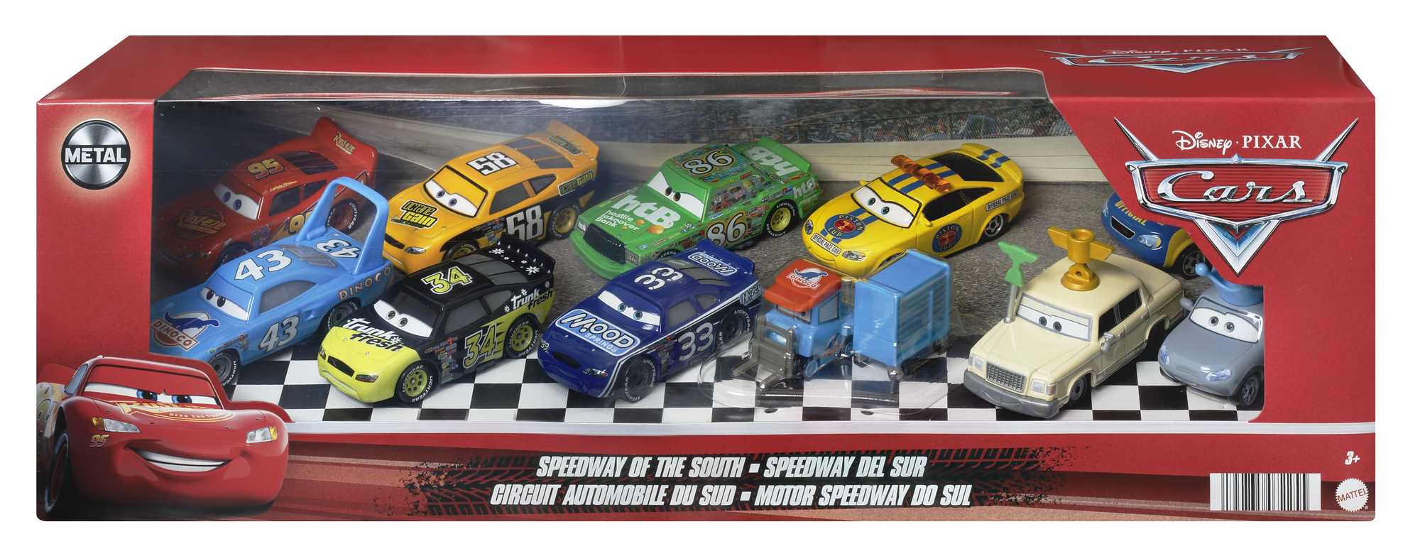 Disney And Pixar Cars Speedway Of The South 11-Pack Of Collectible Toy Cars