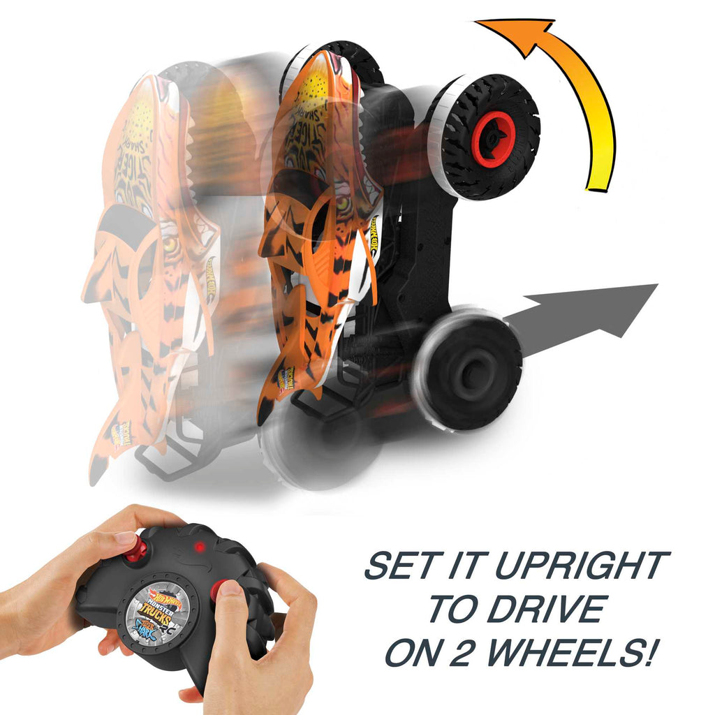 Hot Wheels Monster Trucks Unstoppable Tiger Shark RC Vehicle